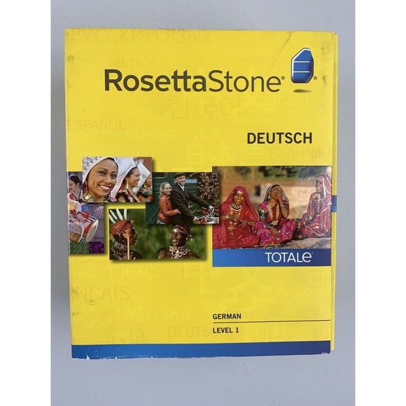 Rosetta Stone German Level 1 Language Learning Software Deutsch RosettaStone - Picture 1 of 10